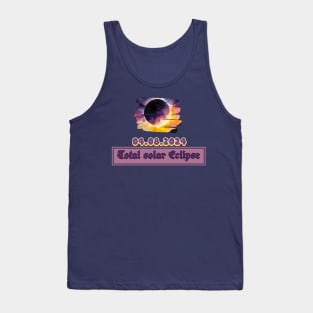 Pennsylvania State Erie PA USA Totality April 8, 2024 Total Solar Eclipse Tank Top